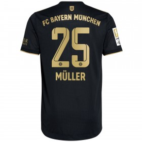 Jalkapallo Pelipaidat FC Bayern München Thomas Muller 25 Vieraspaita 2021-2022 Lyhythihainen